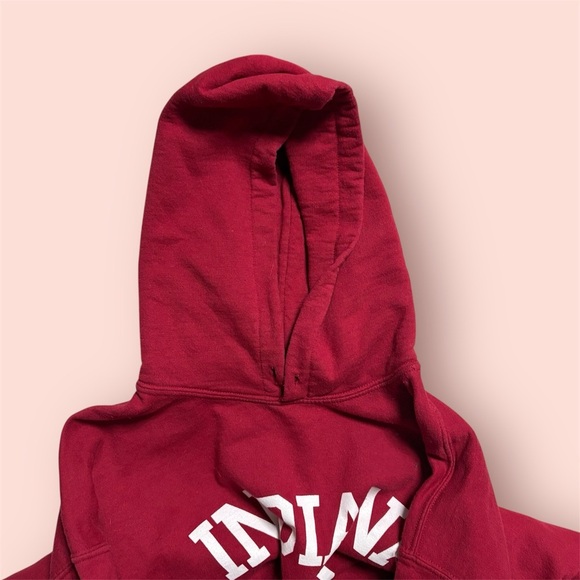 Indiana Hoosiers Gildan Heavy Blend Red Hoodie - Picture 2 of 4